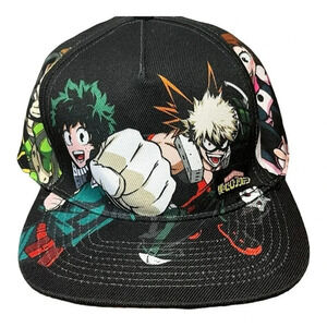 My Hero Academia Class 1-A Snapback Cap‎ Hat Black Manga Anime Japan Unisex